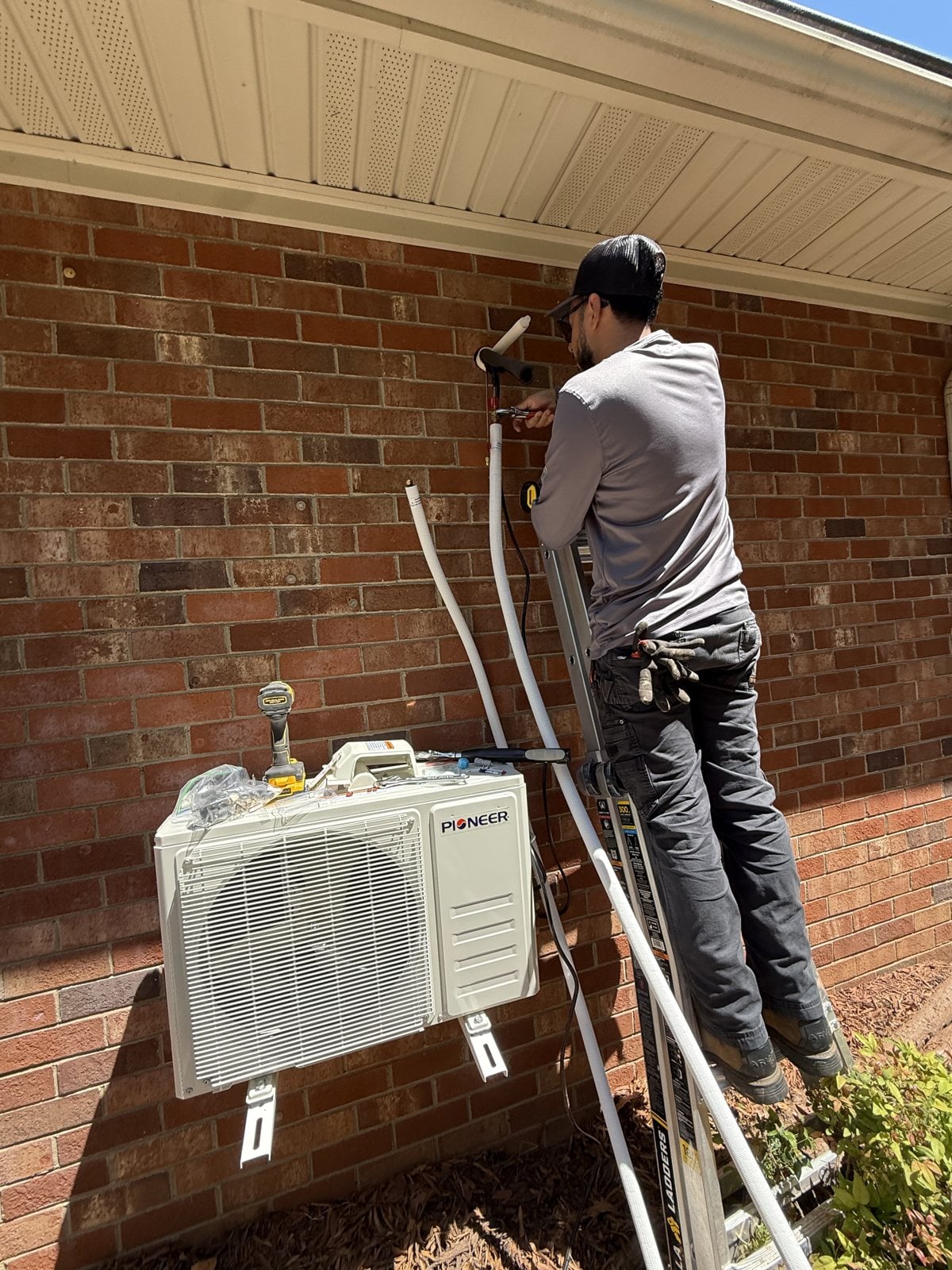 Air handler and evaporator coil installation