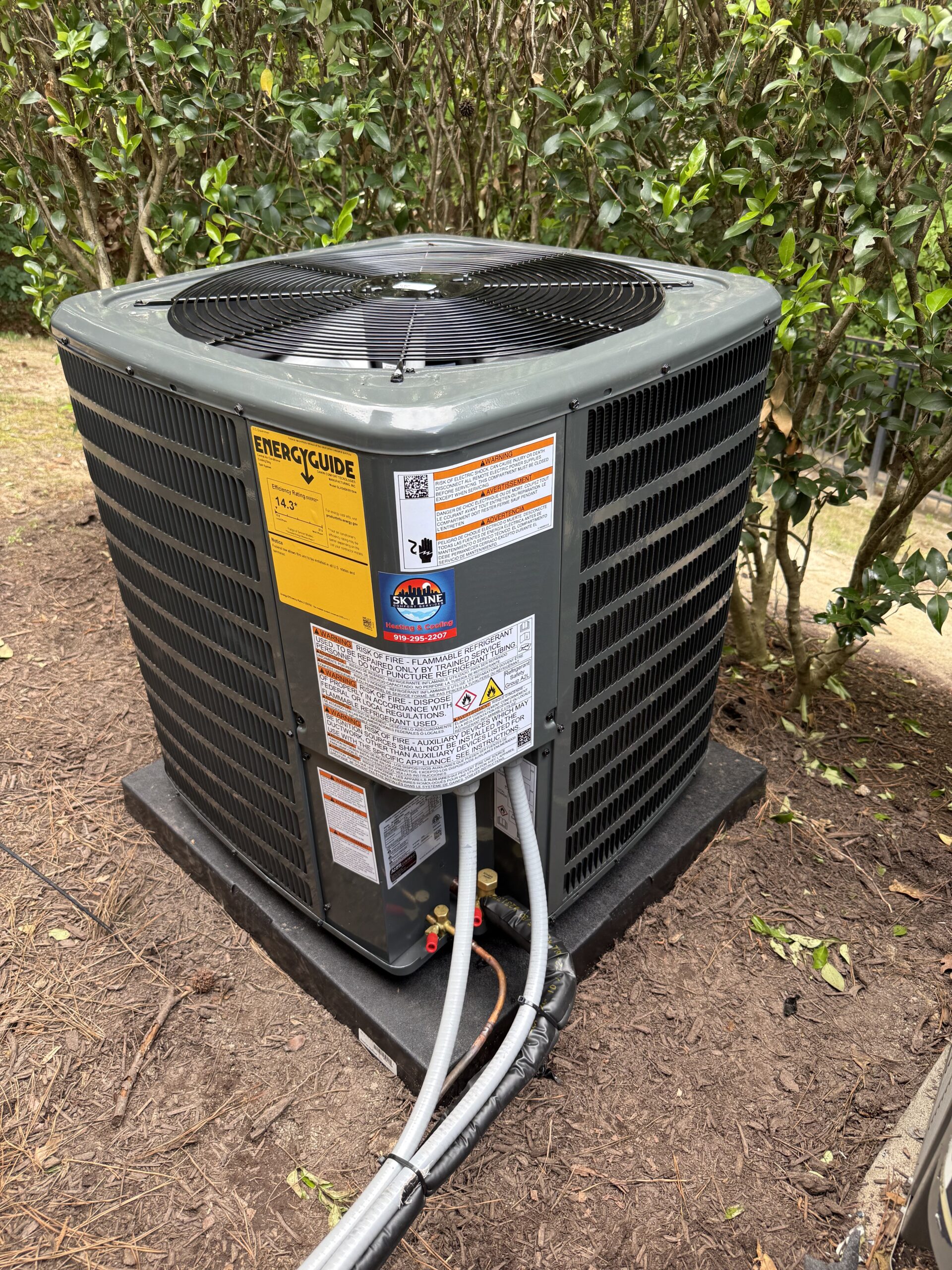 Indoor air handler and evaporator coil